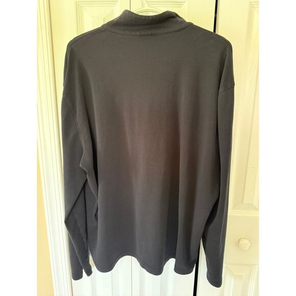 Michael Kors Quarter Zip Cotton Pullover Black Men's XL - Picture 3 of 6